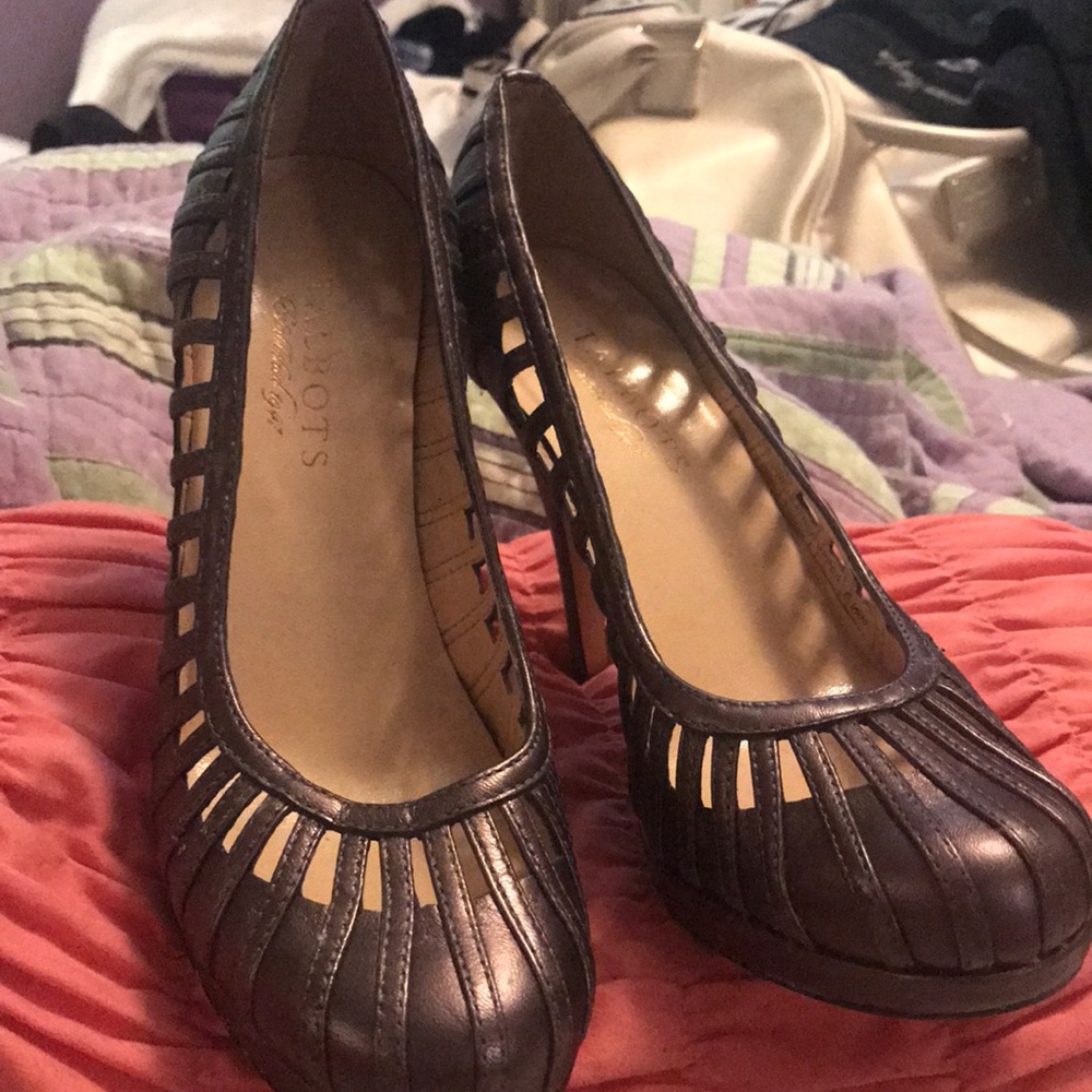 Talbots leather made in Brazil